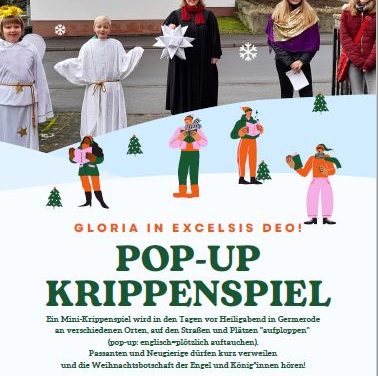 “Pop-up”- Krippenspiel in Germerode